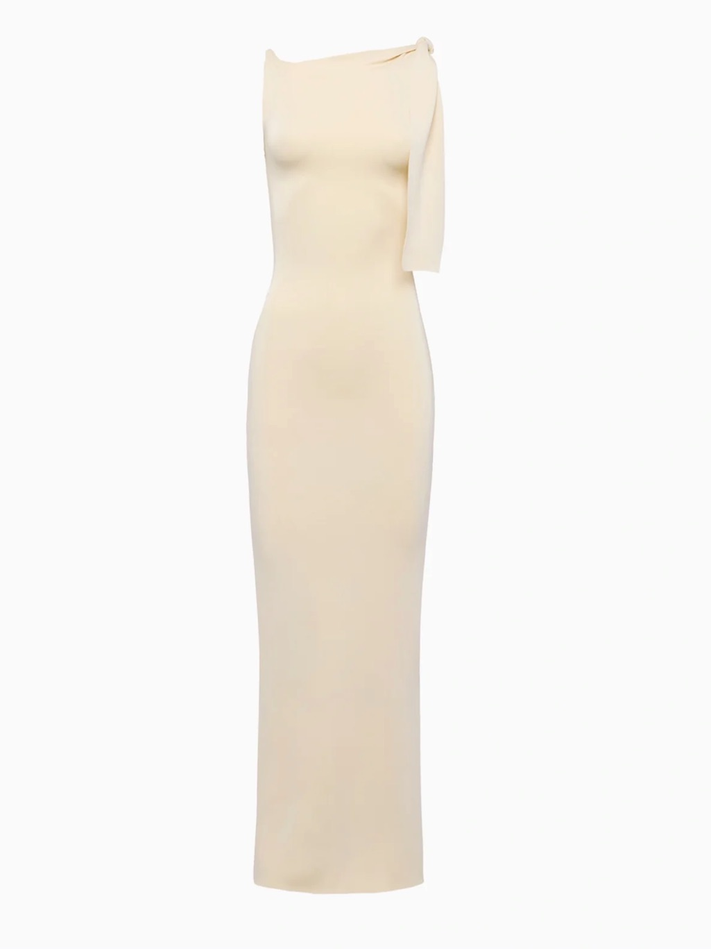 Khy By Kylie Jenner Sueded Stretch Knotted Maxi Dress